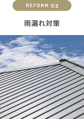 雨漏れ対策